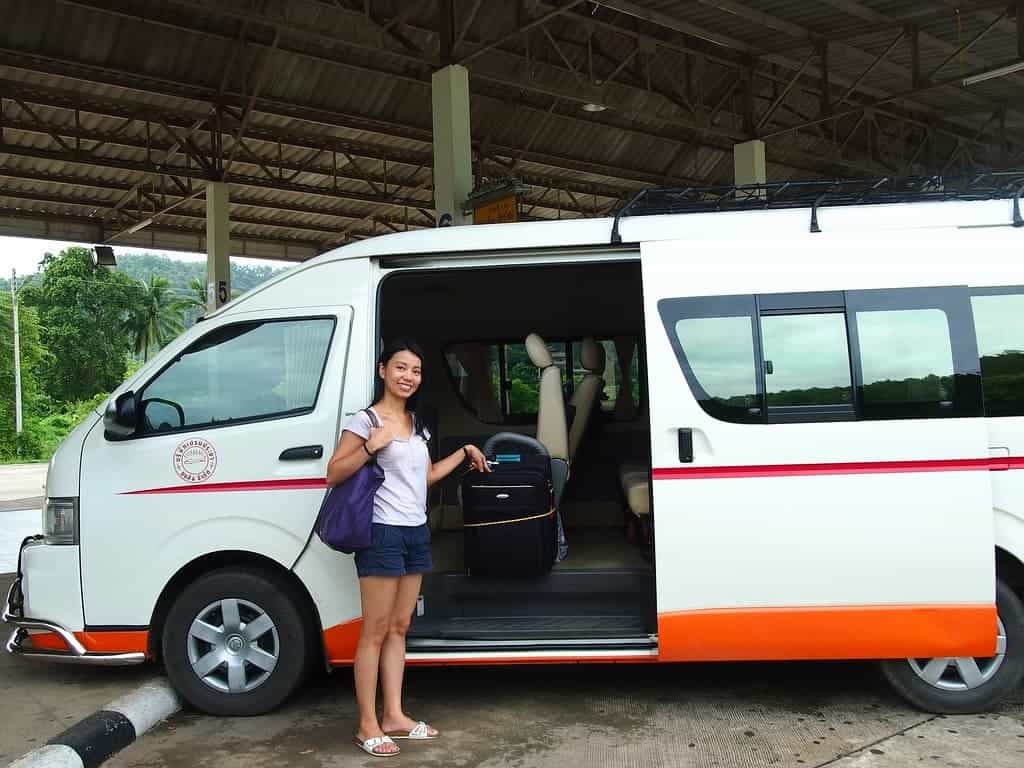 Mini van a koh tao
