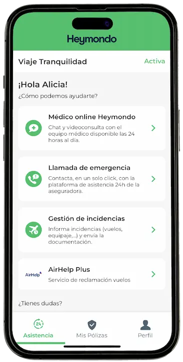 Seguro de viaje tailandia app
